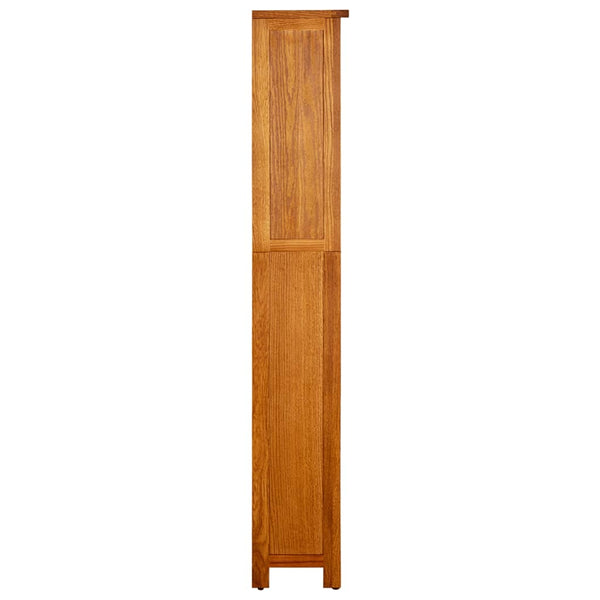 Eiche Bücherregal Massivholz 45x22x140 cm