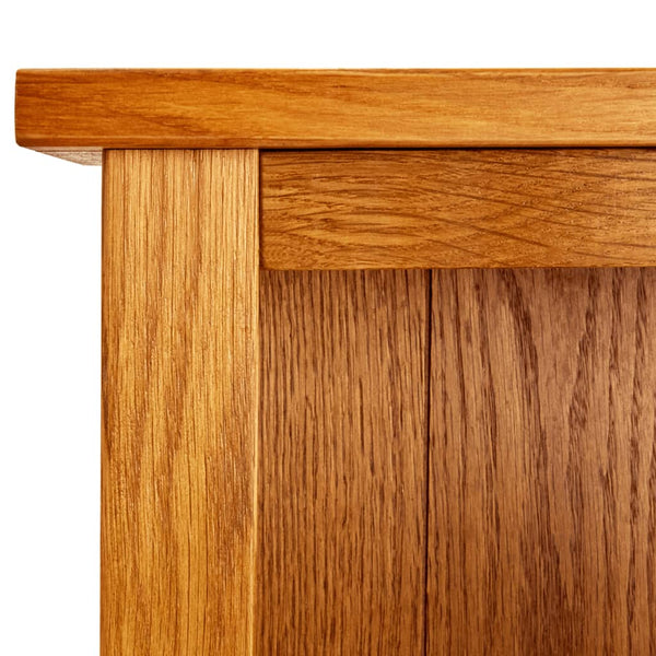 Eiche Bücherregal Massivholz 45x22x140 cm