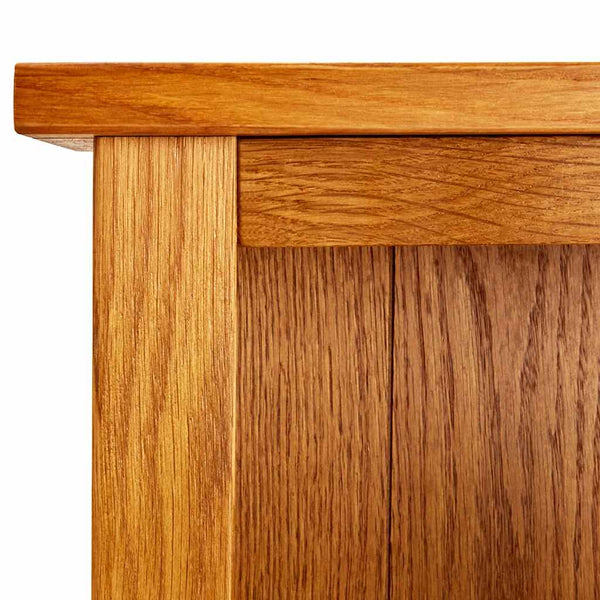 Bücherregal Eiche Massivholz 60x200 cm