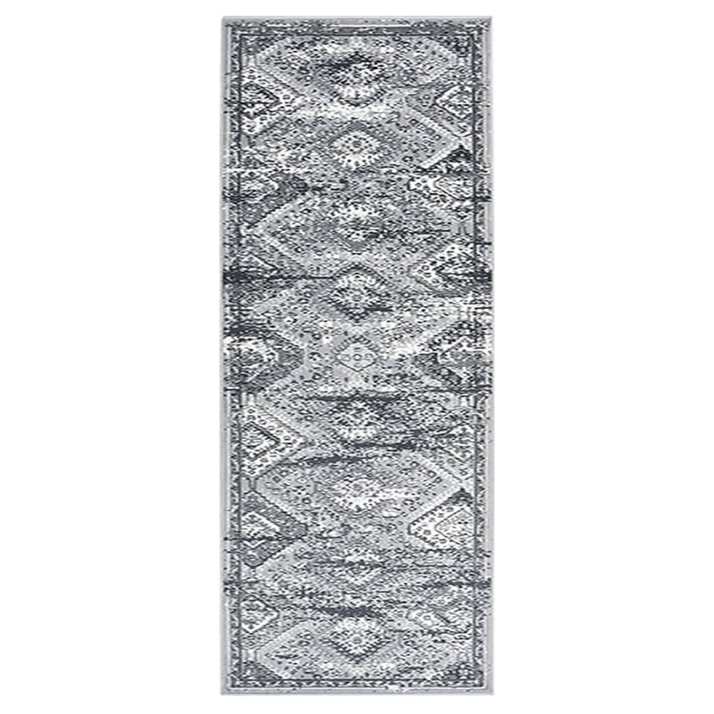 Grauer Orient Teppichläufer 80x200 cm
