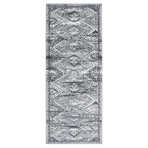 Grauer Orient Teppichläufer 80x200 cm