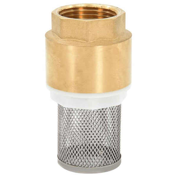 Saugschlauch mit Messing-Anschlüssen Grün 1,1" 3 m PVC