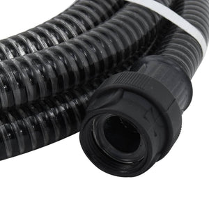 Saugschlauch mit PVC-Anschlüssen Schwarz 1" 7 m PVC