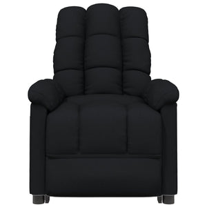Massagesessel Elektrisch Schwarz Stoff