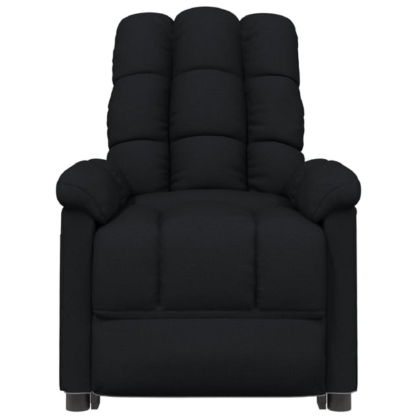 Massagesessel Elektrisch Schwarz Stoff