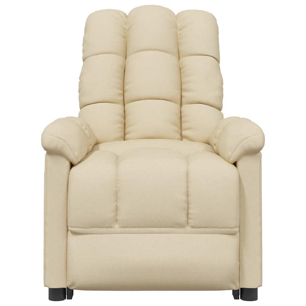 Massagesessel Elektrisch Creme Stoff