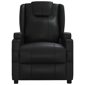 Massagesessel Elektrisch Schwarz Kunstleder