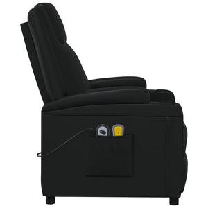 Massagesessel Elektrisch Schwarz Kunstleder