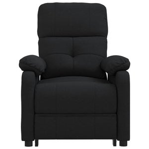 Massagesessel Elektrisch Schwarz Stoff