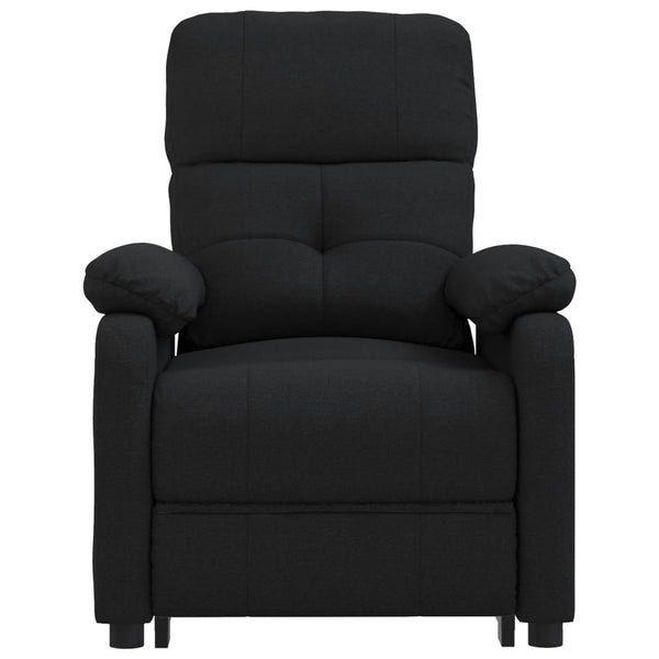 Massagesessel Elektrisch Schwarz Stoff