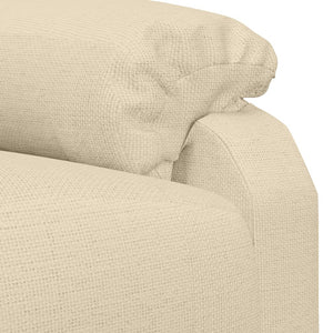 Massagesessel Elektrisch Creme Stoff
