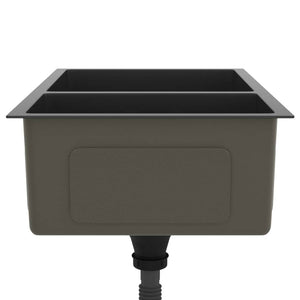 Schwarze Edelstahl Küchenspüle