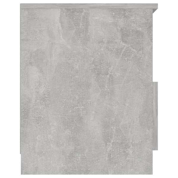 Betongrauer Nachttisch 40x40x50 cm