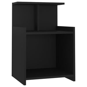 Nachttische 2er Set Schwarz 40x60 cm