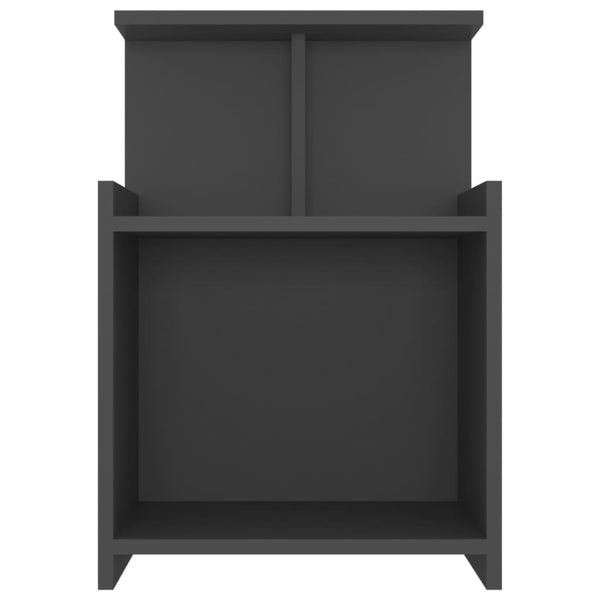 Grauer Nachttisch 40x35x60 cm