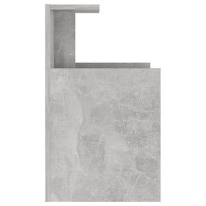 Betongrauer Nachttisch 40x35x60 cm