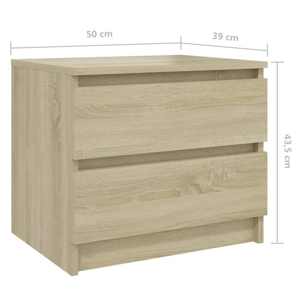 Nachttisch Sonoma Eiche 50 cm
