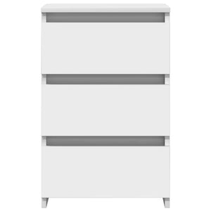 Nachttische 2er Set Weiß 40x35x62,5 cm
