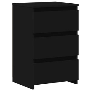 Nachttische Schwarz 40x35x62,5cm, 2er-Set