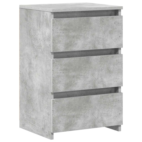 Nachttische 2er Set Betongrau 40x35x62,5cm