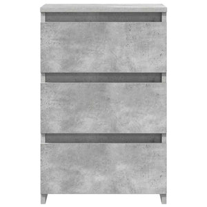 Nachttische 2er Set Betongrau 40x35x62,5cm