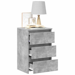 Nachttische 2er Set Betongrau 40x35x62,5cm