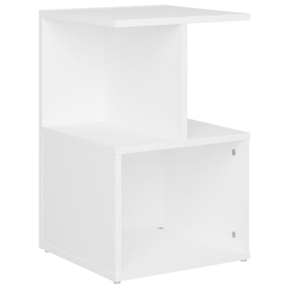 vidaXL Nightstand White 35x35x55 cm Engineered Wood
