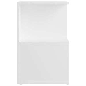 Nachttische Weiß 2er Set 35x35x55cm