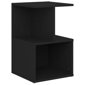 Schwarzer Nachttisch 35x35x55 cm