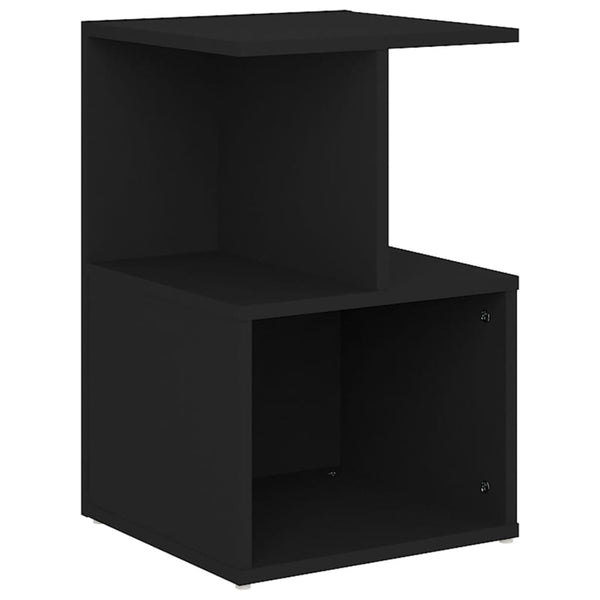 Schwarzer Nachttisch 35x35x55 cm