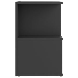 Nachttische 2er Set Grau 35x35x55cm