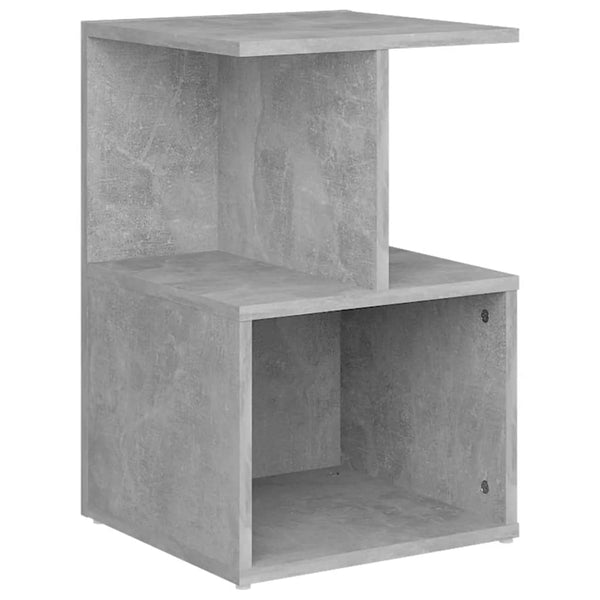 Betongrauer Nachttisch 35x35x55 cm