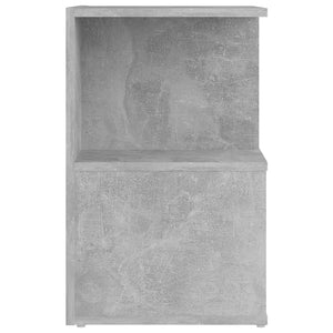 Betongrauer Nachttisch 35x35x55 cm