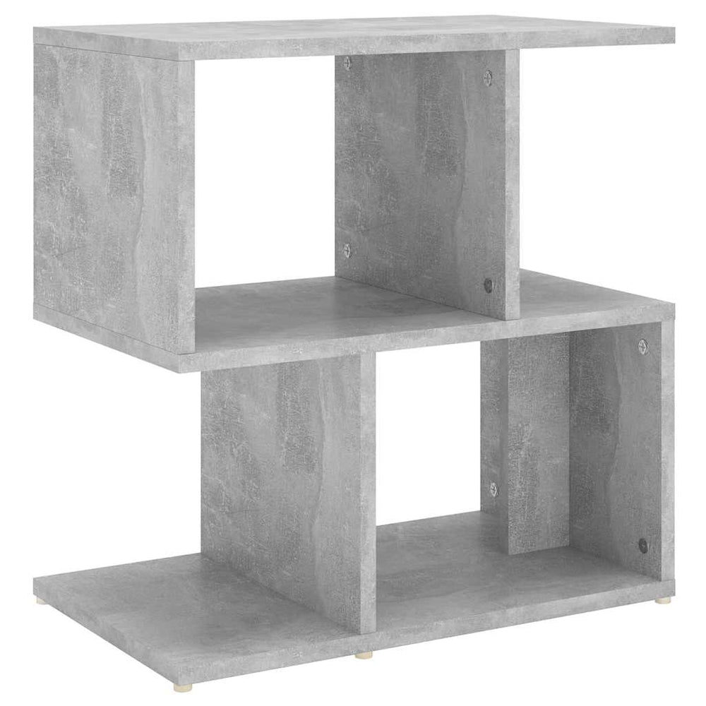 vidaXL Bedside Cabinet Concrete Gray 50x30x51.5 cm Engineered Wood