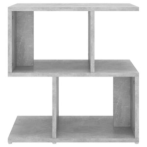 Betongrauer Nachttisch 50x30 cm