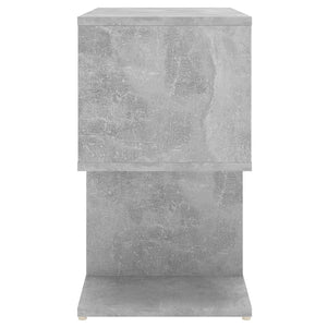 Betongrauer Nachttisch 50x30 cm