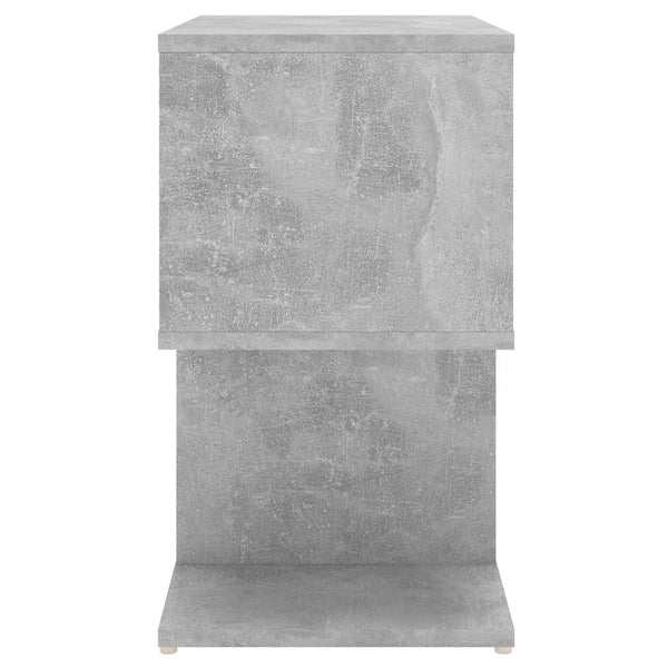 Betongrauer Nachttisch 50x30 cm