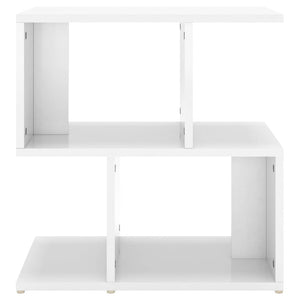vidaXL Tables de chevet 2 pcs Blanc brillant 50x30x51,5 cm Bois d'ingénierie