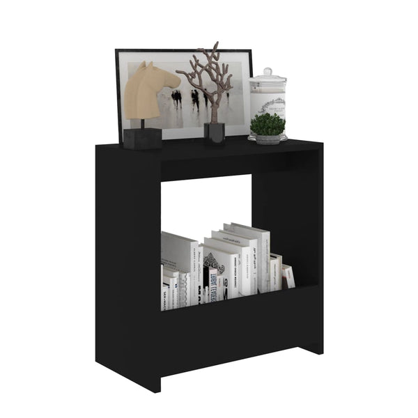 Schwarzer Beistelltisch 50x26x50 cm