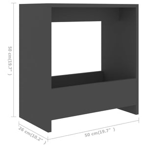 Grauer Beistelltisch 50x50 cm