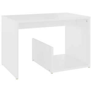 Weißer Beistelltisch 59x36x38 cm