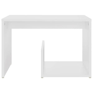 Weißer Beistelltisch 59x36x38 cm