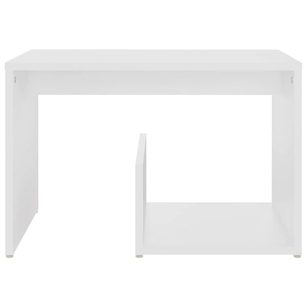 Weißer Beistelltisch 59x36x38 cm