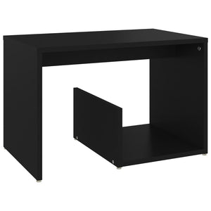 Schwarzer Beistelltisch 59x36x38 cm