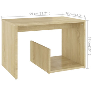 Sonoma Eiche Beistelltisch 59x36x38 cm