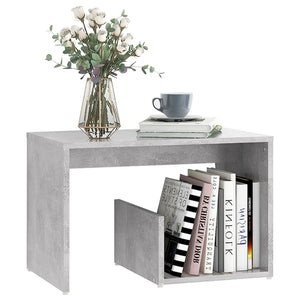 Beistelltisch Betongrau 59x36x38 cm
