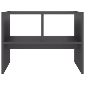Grauer Beistelltisch 60x40x45 cm