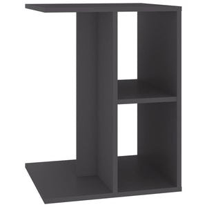 Grauer Beistelltisch 60x40x45 cm