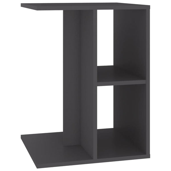 Grauer Beistelltisch 60x40x45 cm