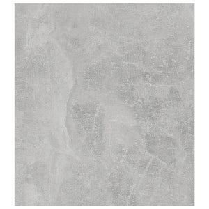 vidaXL Table d'appoint gris béton 60x40x45 cm Bois d'ingénierie